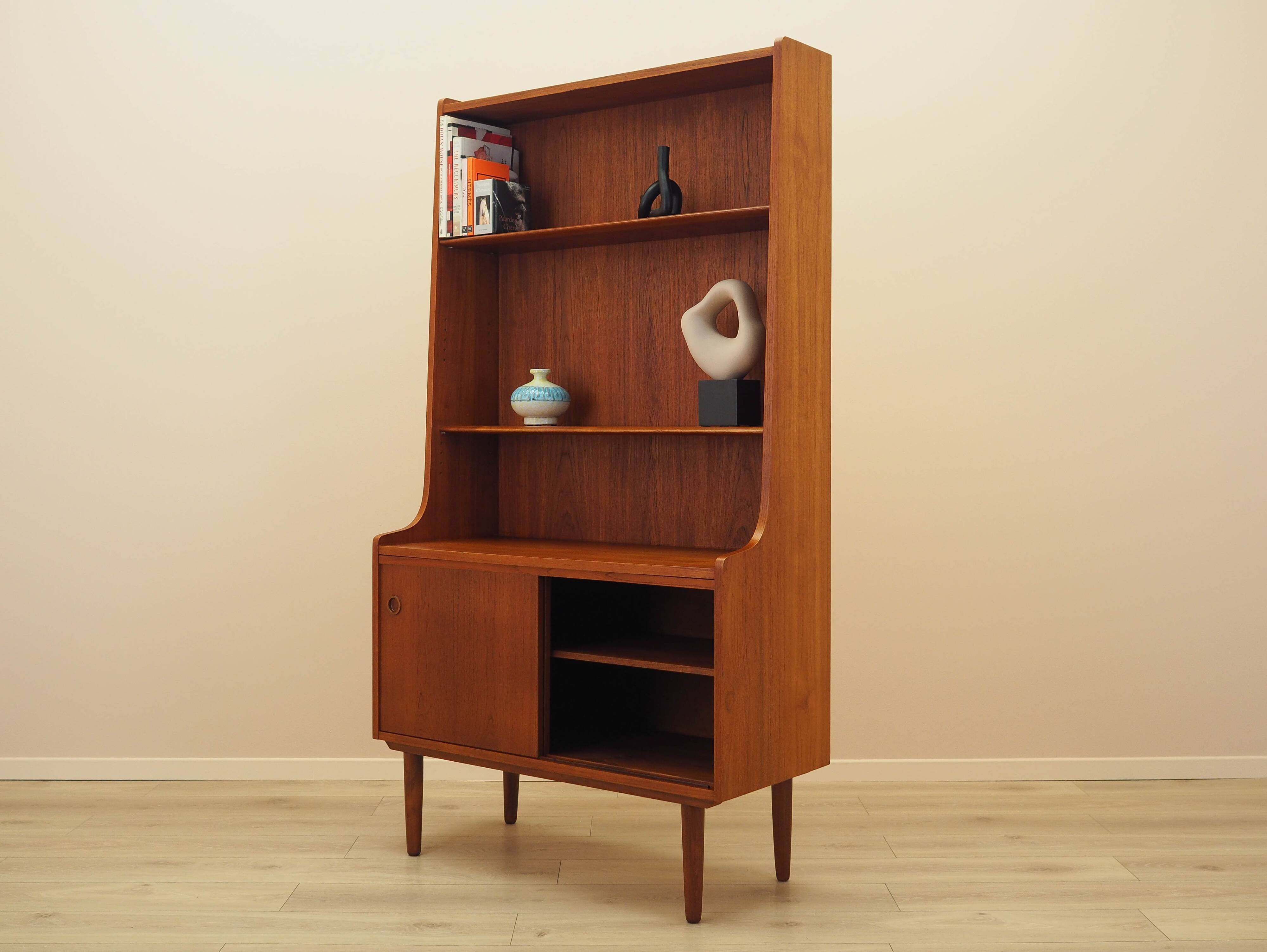 Teak bookcase, Danish design, 1970s, designer: Johannes Sorth
