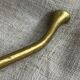 Adjustable nautical coat hook in solid brass
