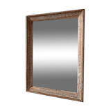 Mirror to be placed or hung in gilded wood