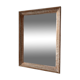 Mirror to be placed or hung in gilded wood