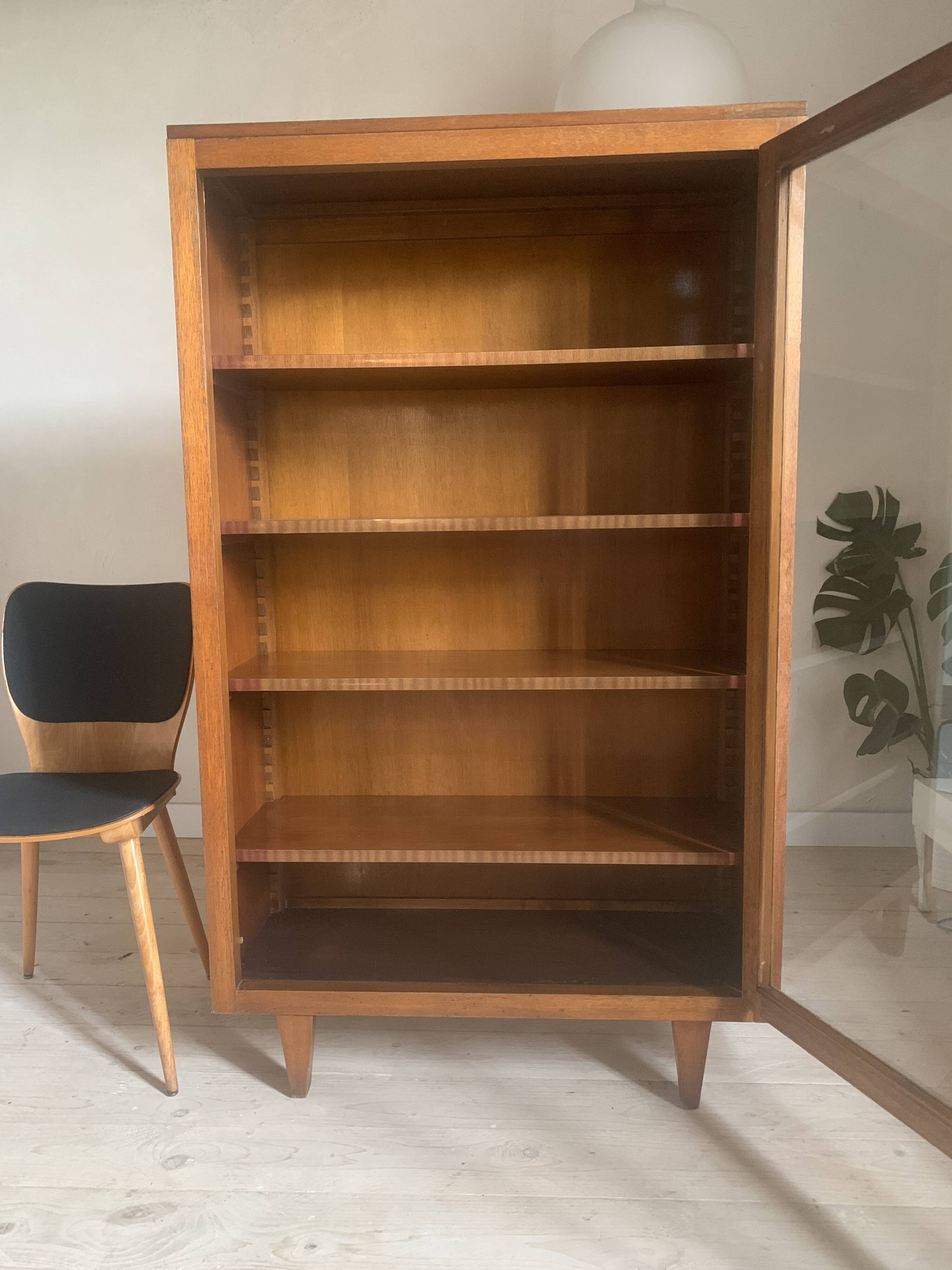 Vintage display cabinet bookcase
