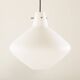 Italian mid century modern opaline glass pedant lamp, 1970s