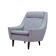 Grey armchair, Danish design, 1970s, production: Denmark