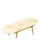 Italian coffee table with marble top, 1960