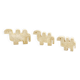 Family of 3 travertine camels by Fratelli Mannelli