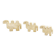 Family of 3 travertine camels by Fratelli Mannelli