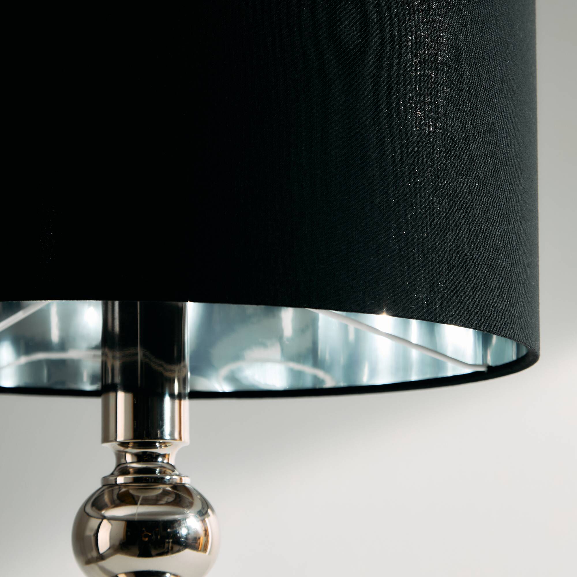 Lampe de table chromée, lot de 2