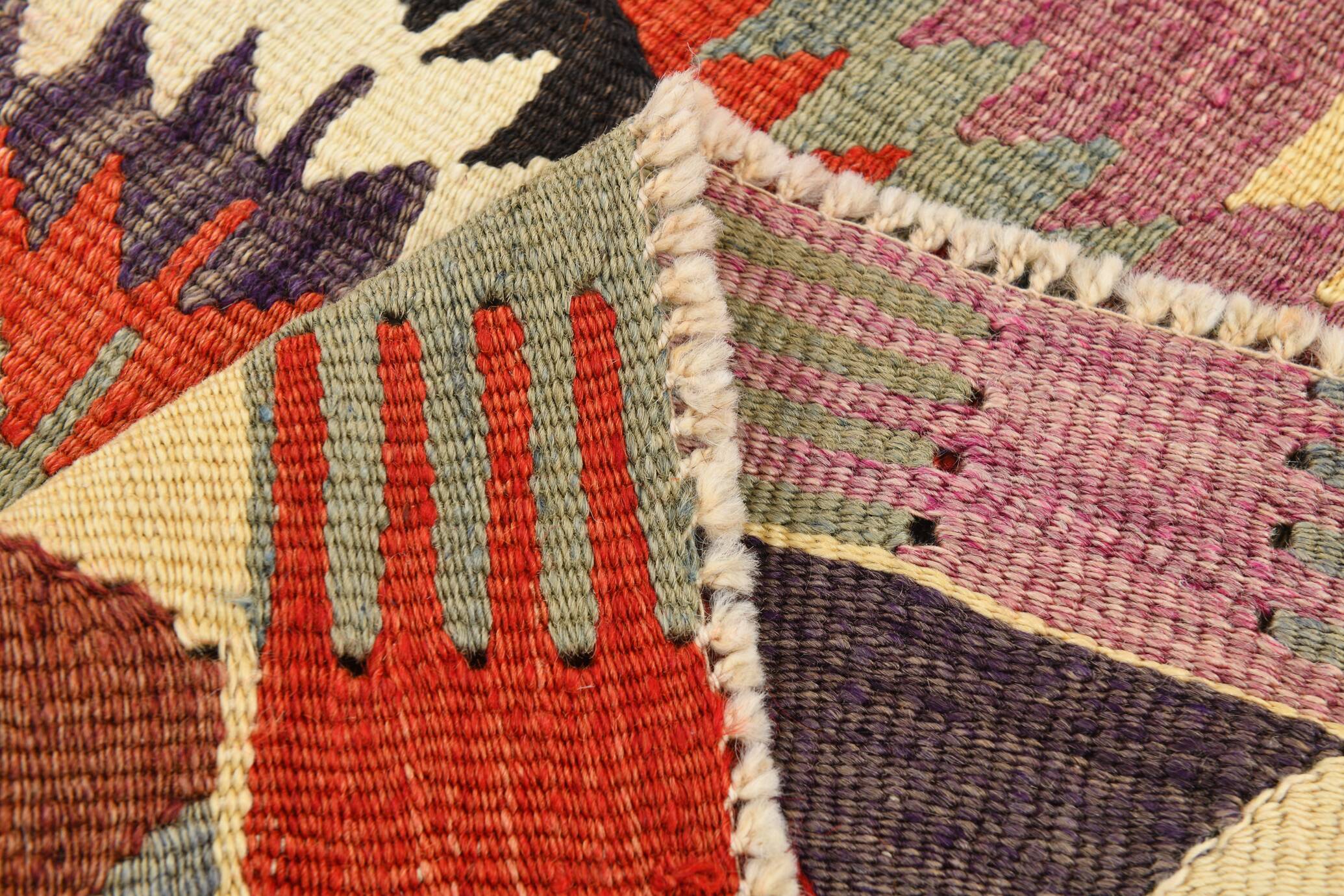 5x8 Geometric Tribal Vintage Kilim Rug, 164x233Cm