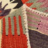 5x8 Geometric Tribal Vintage Kilim Rug, 164x233Cm