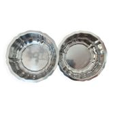 Lot de 2 saladiers inox  vintage