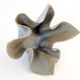 Vintage Willy Guhl style folded ceramic vase, 1960s
