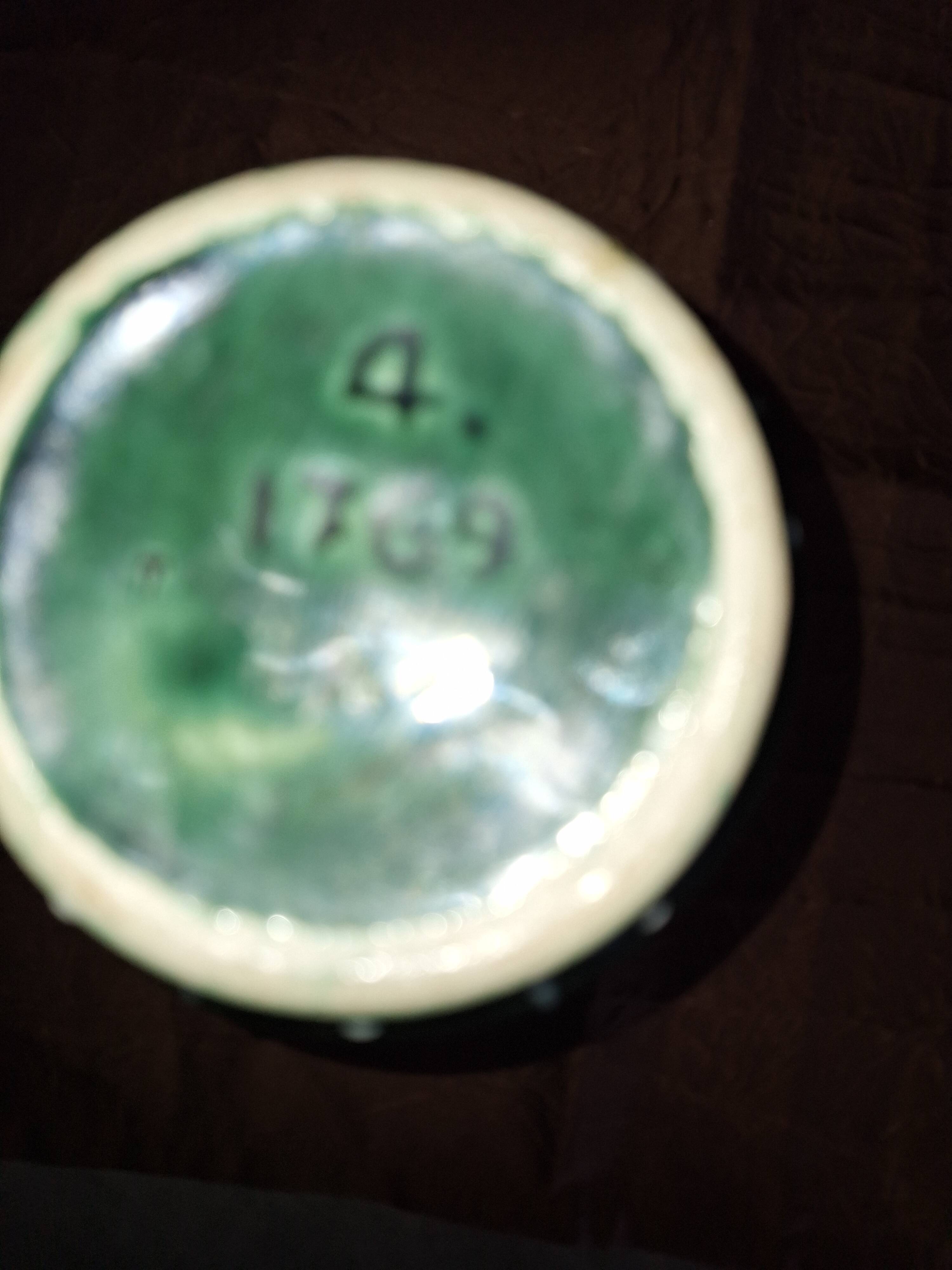 Vase from the Longchamp factory signed