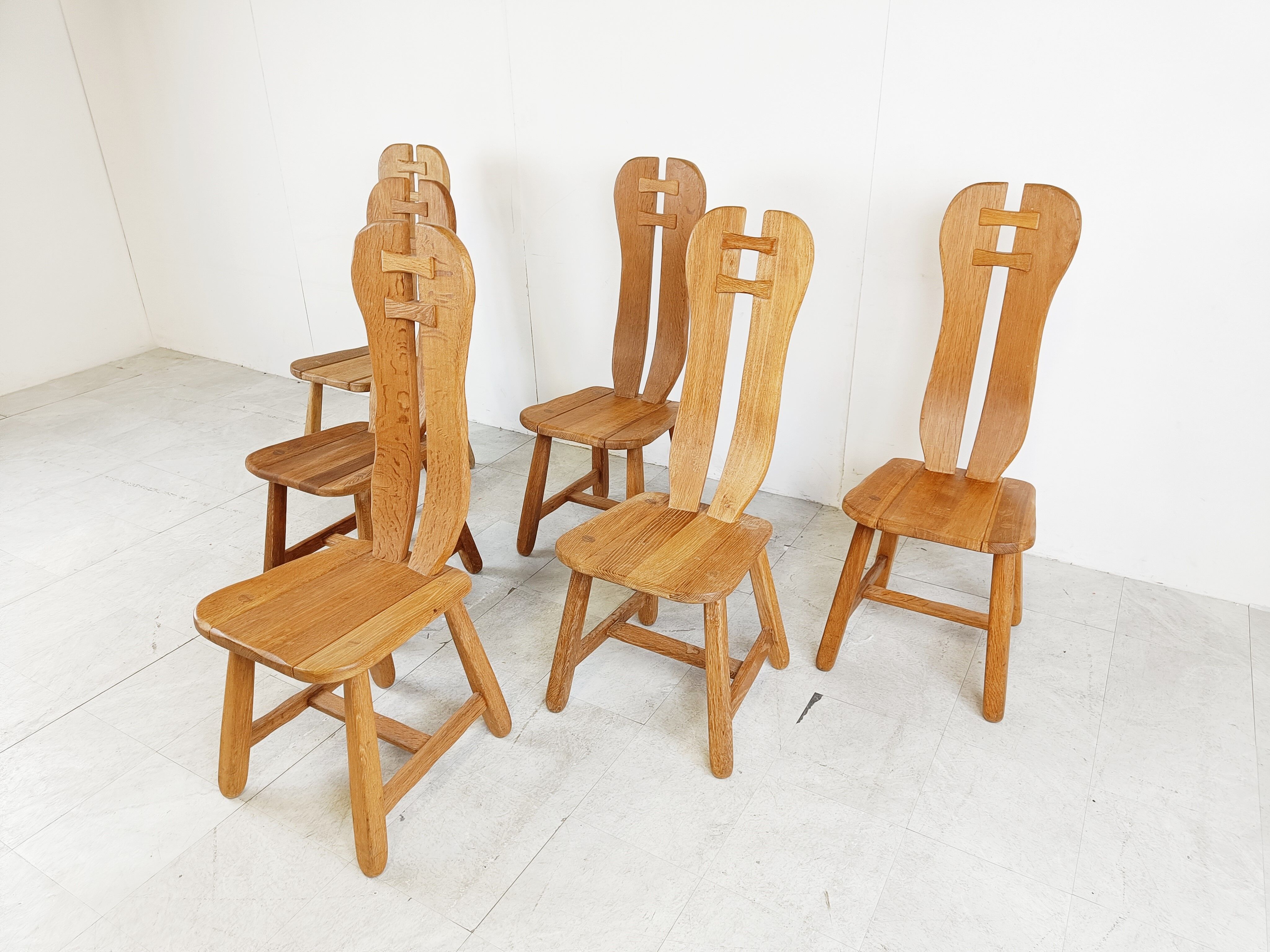 Chaises de salle à manger vintage par Depuydt, Belgique, années 1960