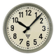 Industrial factory wall clock from Pragotron 1950s