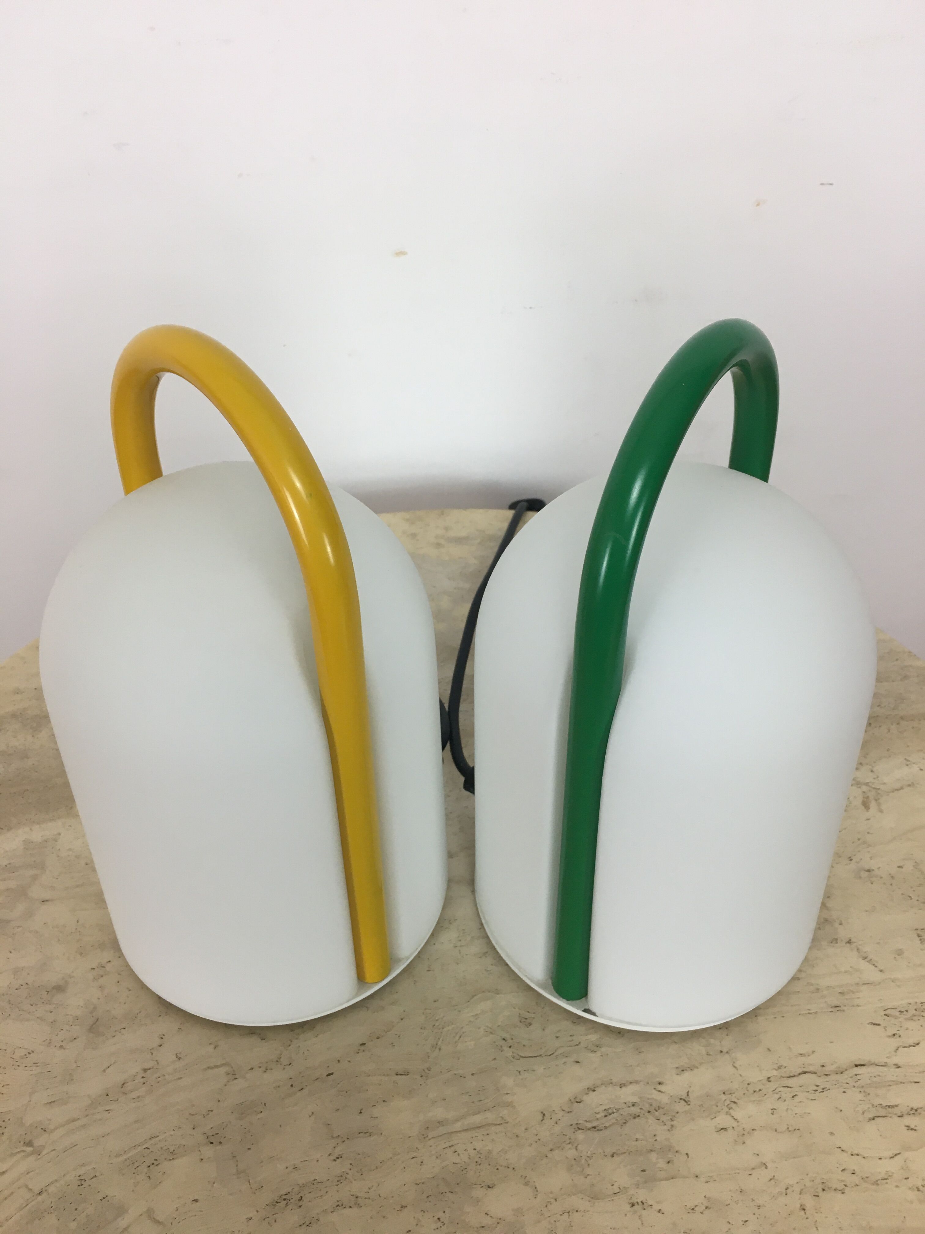 Pair of lamps "Tender" by R. Lanciani for Tronconi