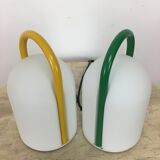 Pair of lamps "Tender" by R. Lanciani for Tronconi