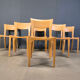 Vintage oak dining chairs, 1980s - Belgium