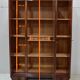 Wardrobe, walnut and mahogany, art deco - 1930 / 1940