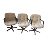 Lot de trois fauteuils vintage stafor
