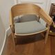 Low Cover Lounge Chair by Muuto, oak and upholstered seat