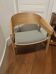 Low Cover Lounge Chair by Muuto, oak and upholstered seat