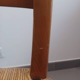 Pair of cherry wood armchairs