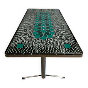 table basse en mosaïque