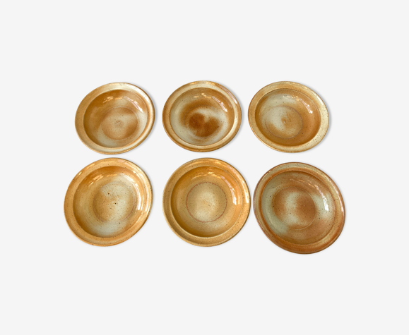 Assiettes à soupe en grès