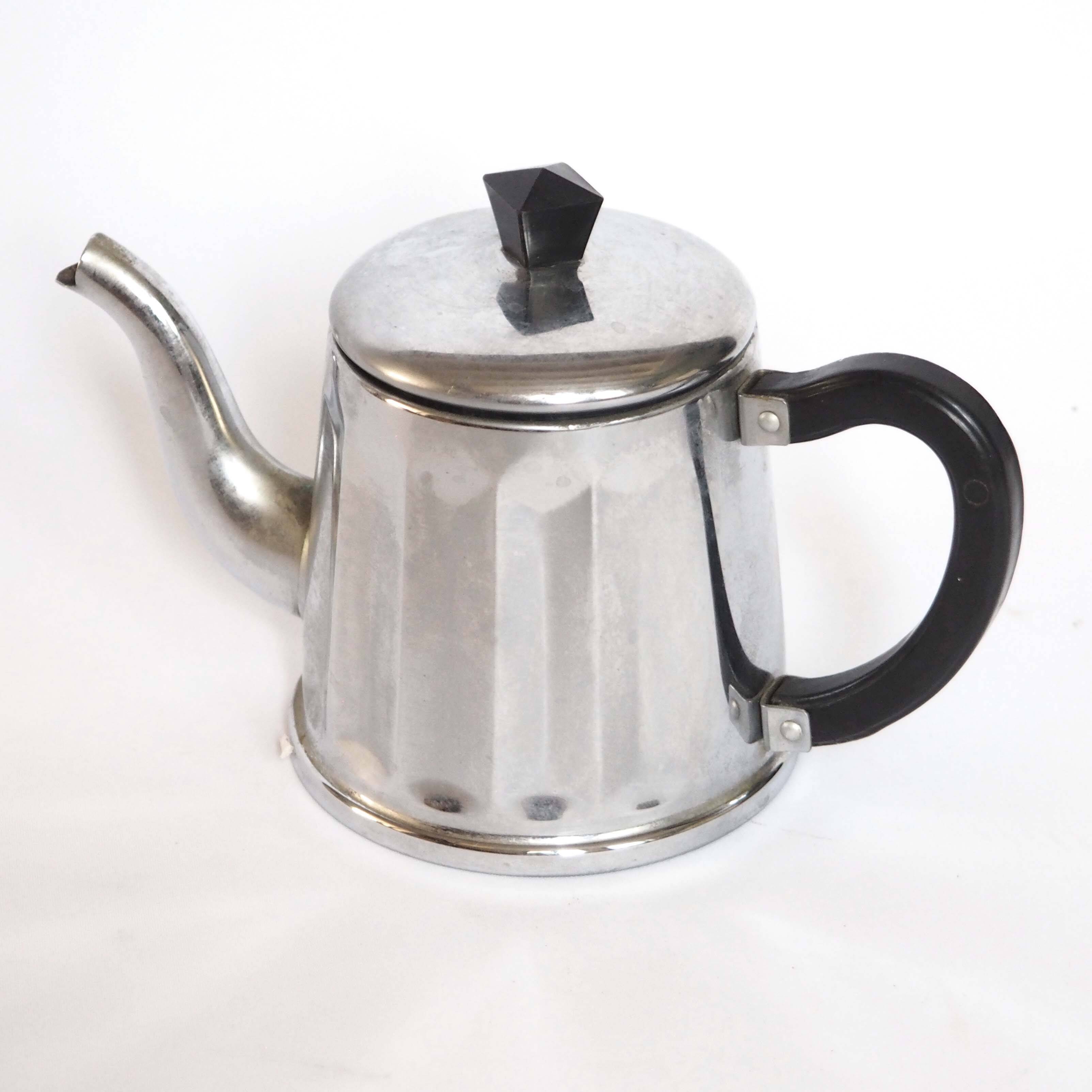 Cafetière inox bakelite
