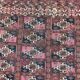 Saddle Tekke Bokhara rug old handmade 64 X 107 CM