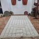 Handmade wool Berber rug 250x150 cm