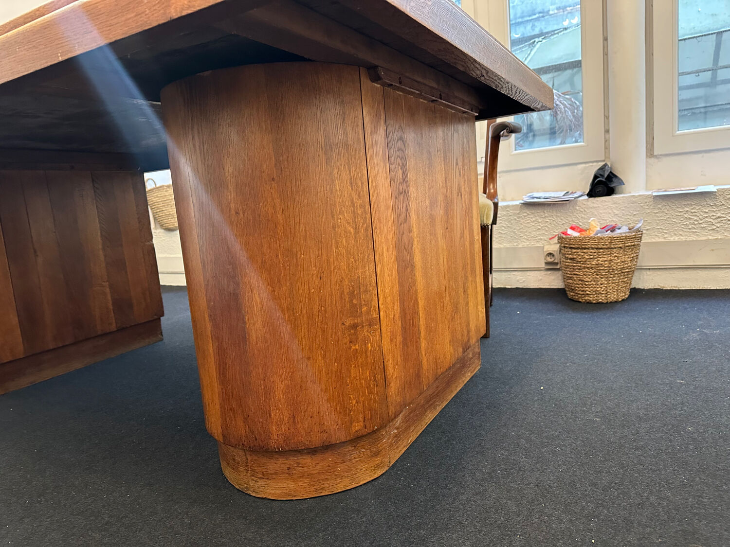 Very large desk from the 1930s.