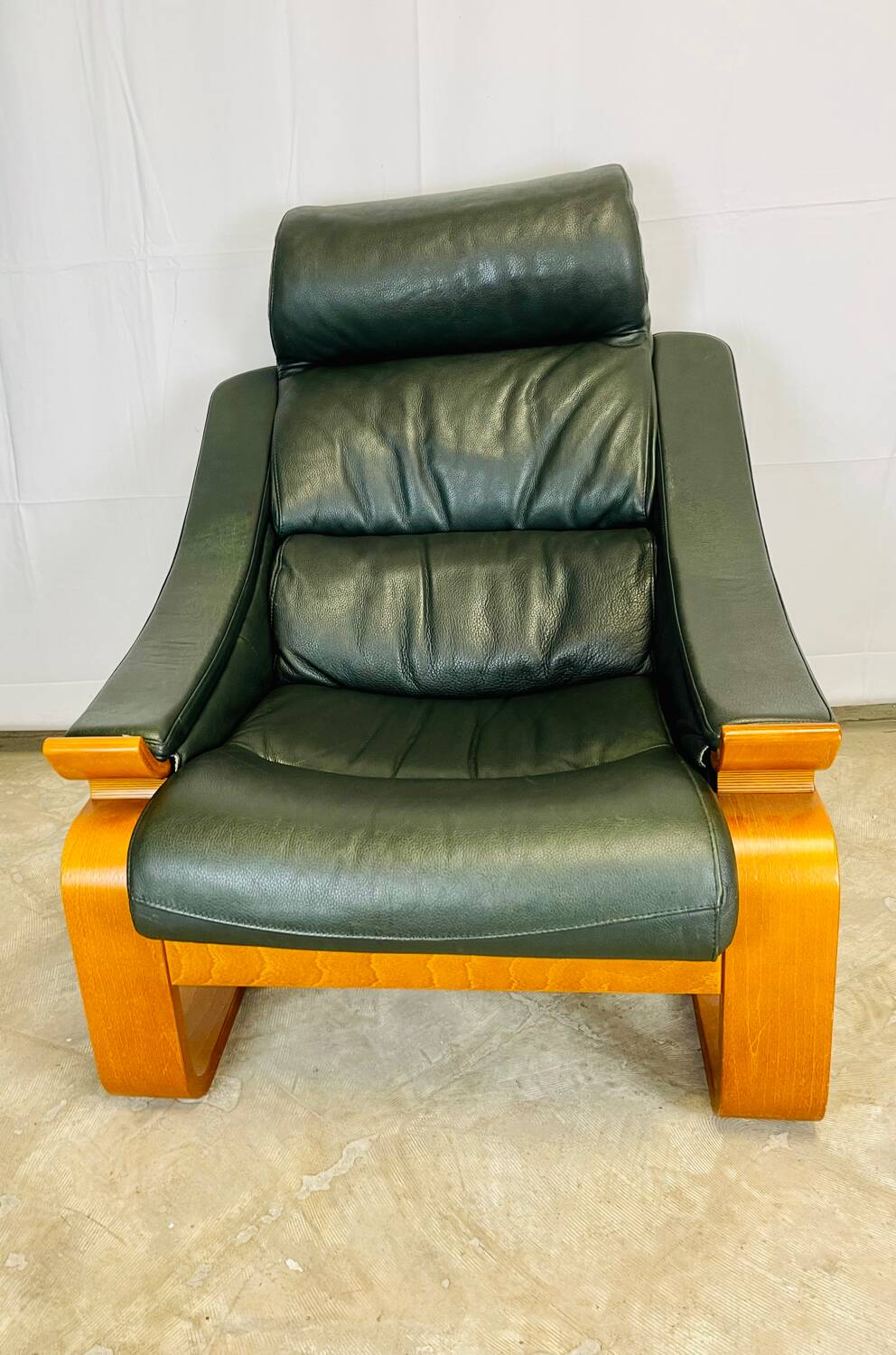 Kroken armchair and footstool by Nelo Möbel Sweden.