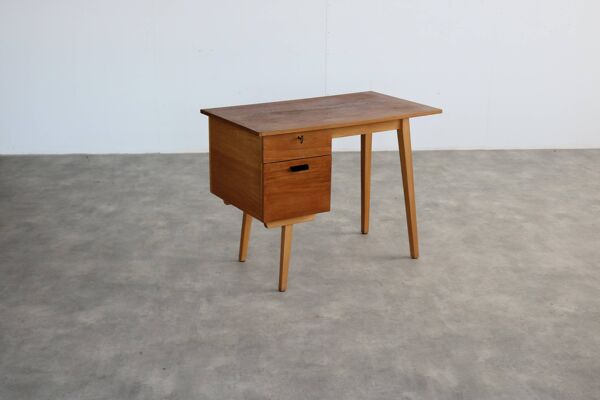 bureau vintage   bureau   teck   période années 1960   années 1960
