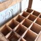 Wooden bottle locker box
