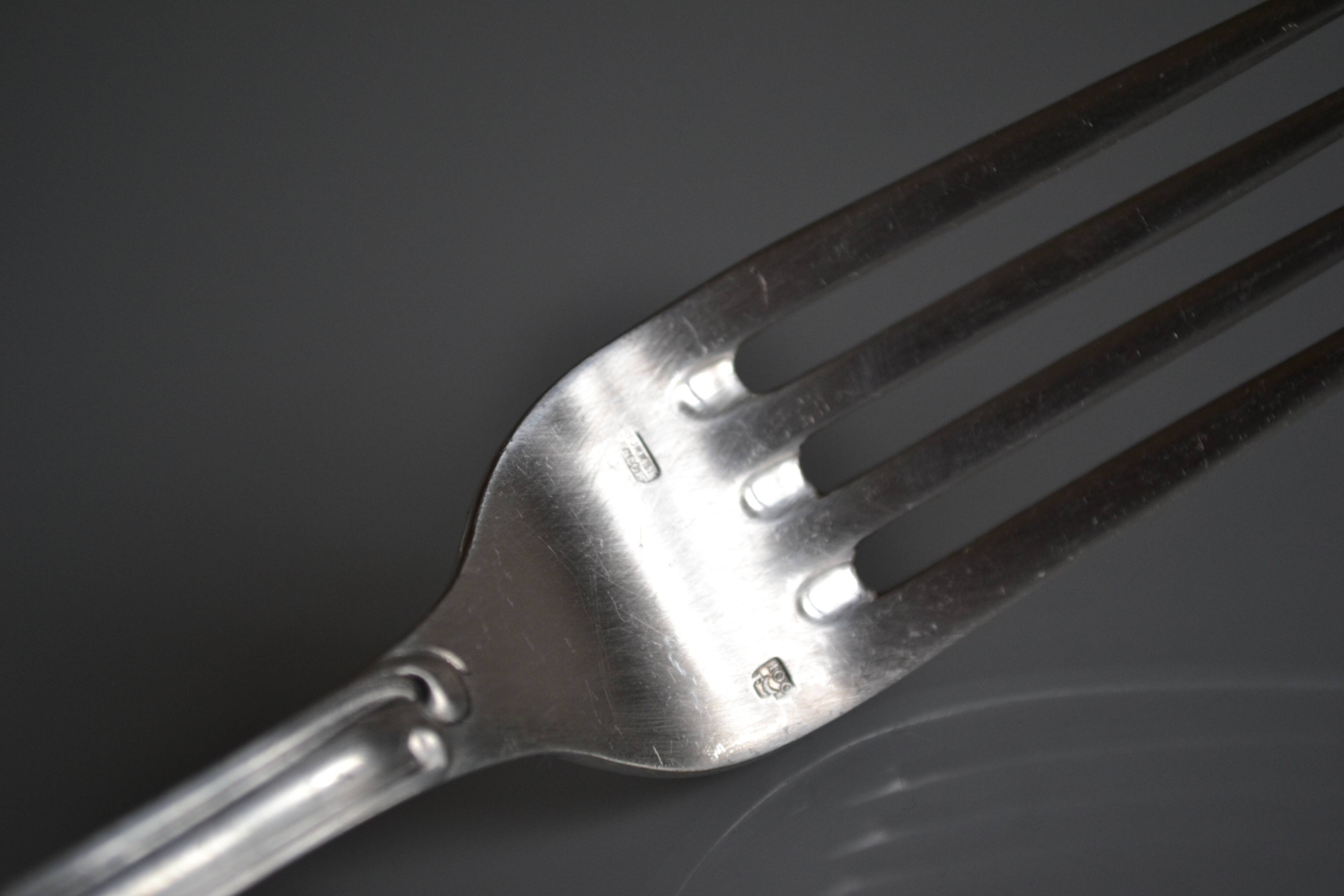 10 Frionnet François silver-plated table forks