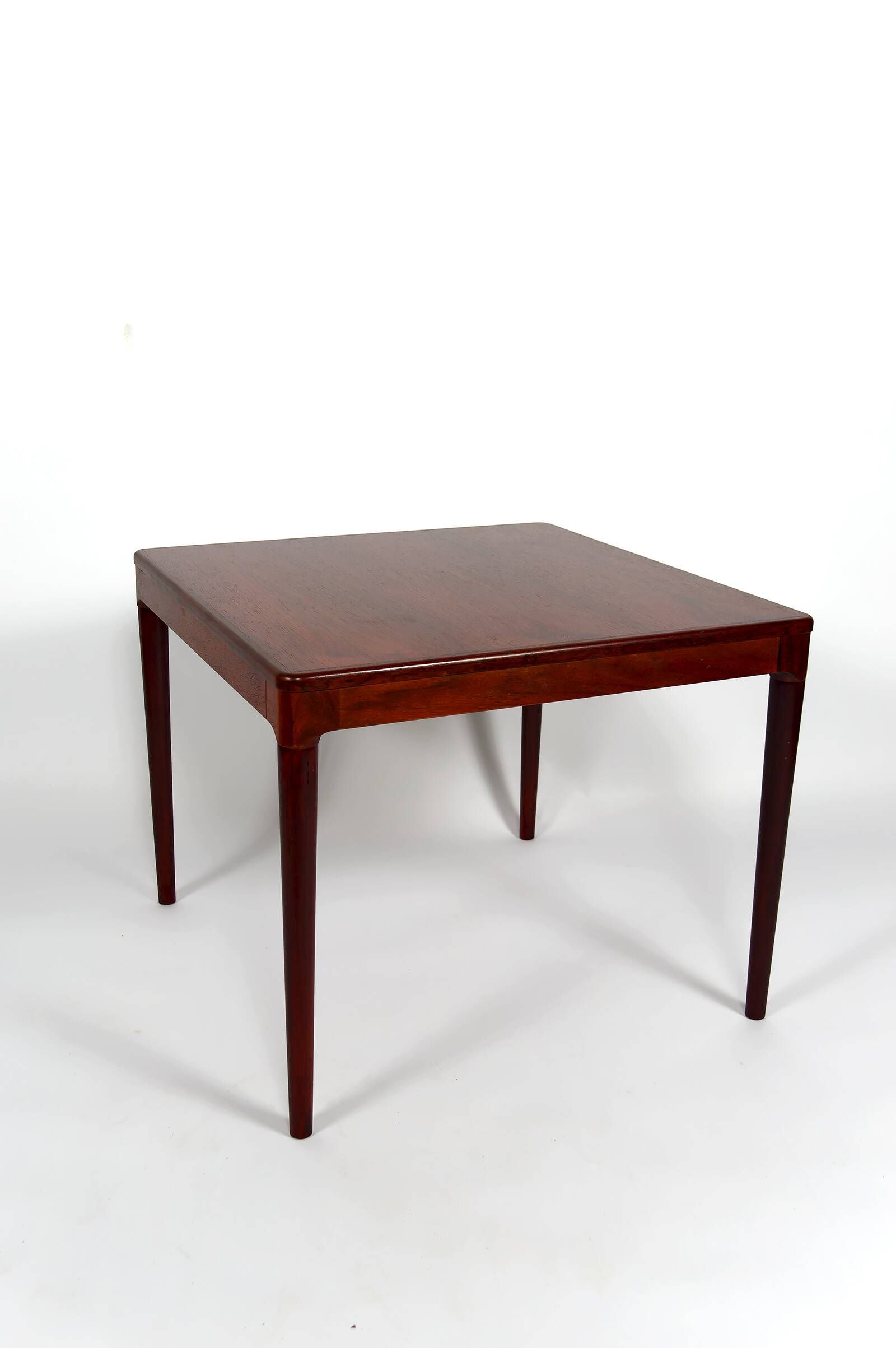 Scandinavian coffee table in exotic wood, around 1960.