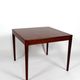 Scandinavian coffee table in exotic wood, around 1960.
