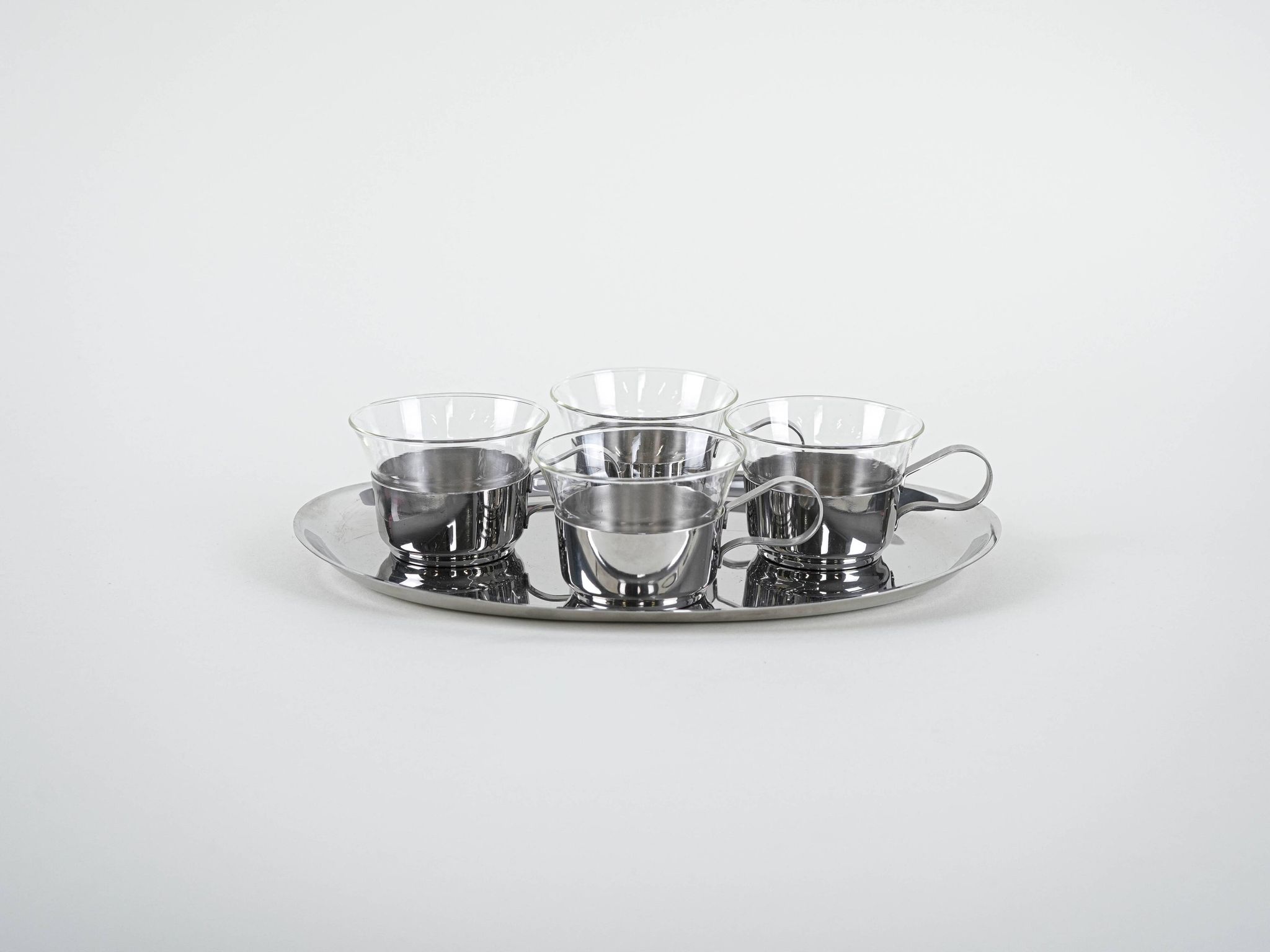 Serving set, Italian design, 1970s, made in Italy