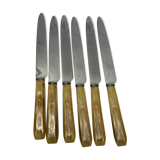 Set of 6 old knives