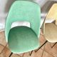 3 chaises tonneau années 50/60 skaï
