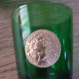 6 Vintage Byrrh / Dubonnet glasses