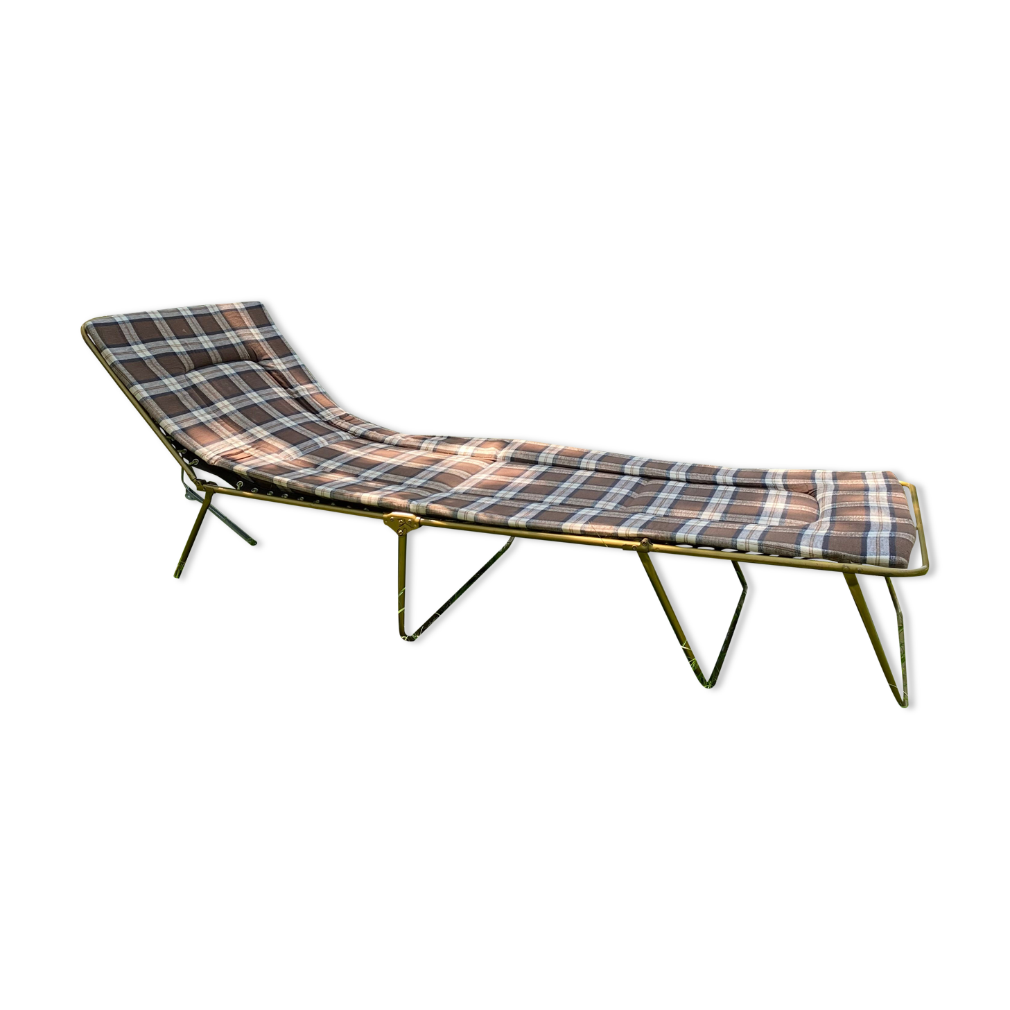 Deckchair, Lafuma camp bed, 70s