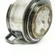 Art Deco sugar bowl, silver-plated brass, Poland, 1930s