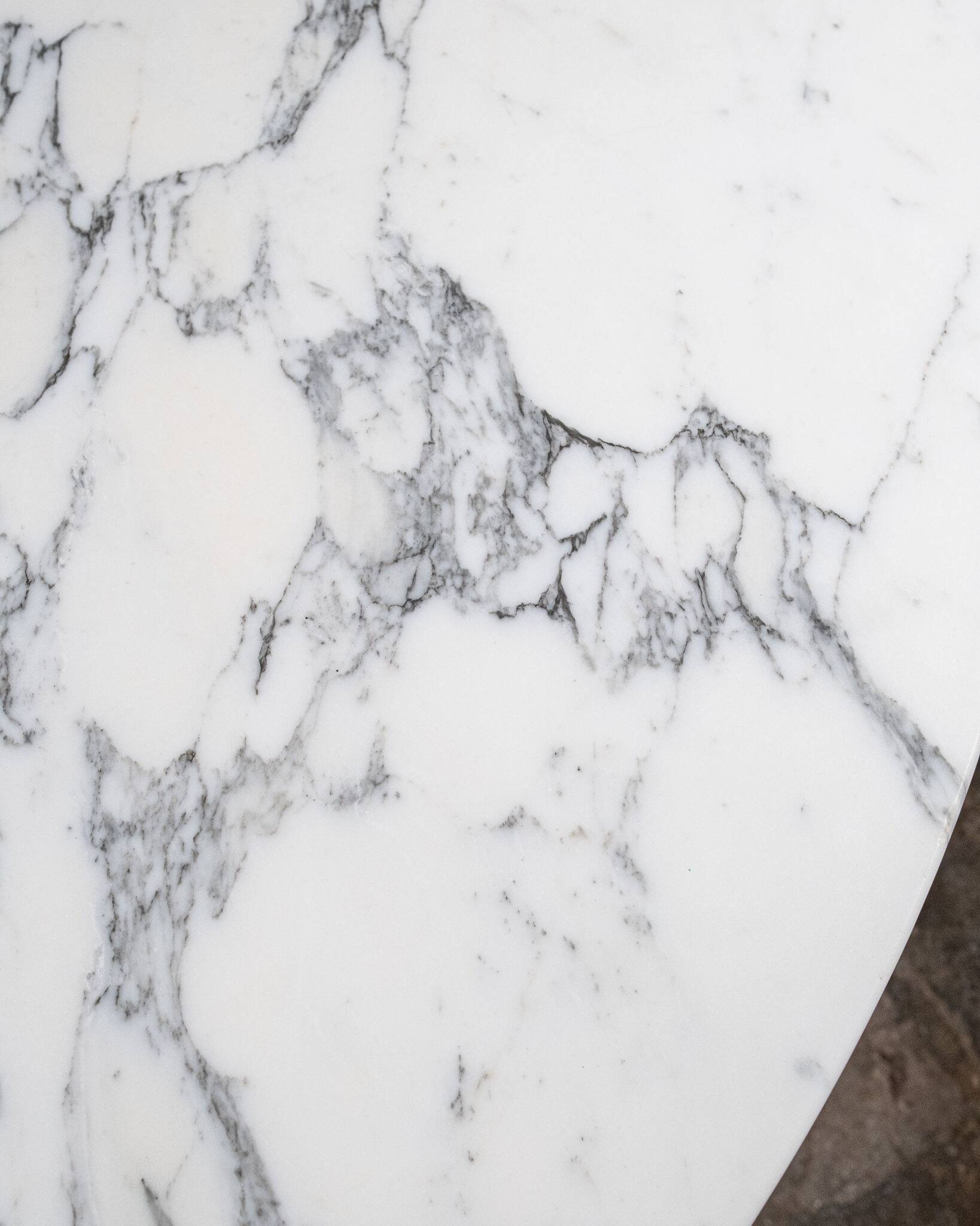 Calacatta marble Super Malta table, Roche Bobois, 1980s