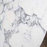 Calacatta marble Super Malta table, Roche Bobois, 1980s