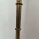 Bronze bamboo floor lamp, 19th century.