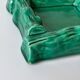 Green ceramic ashtray