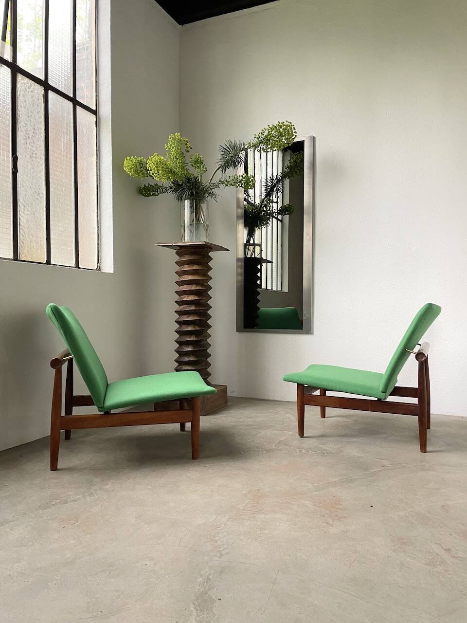 Pair of Finn Juhl Armchair model “Japan” France & Son