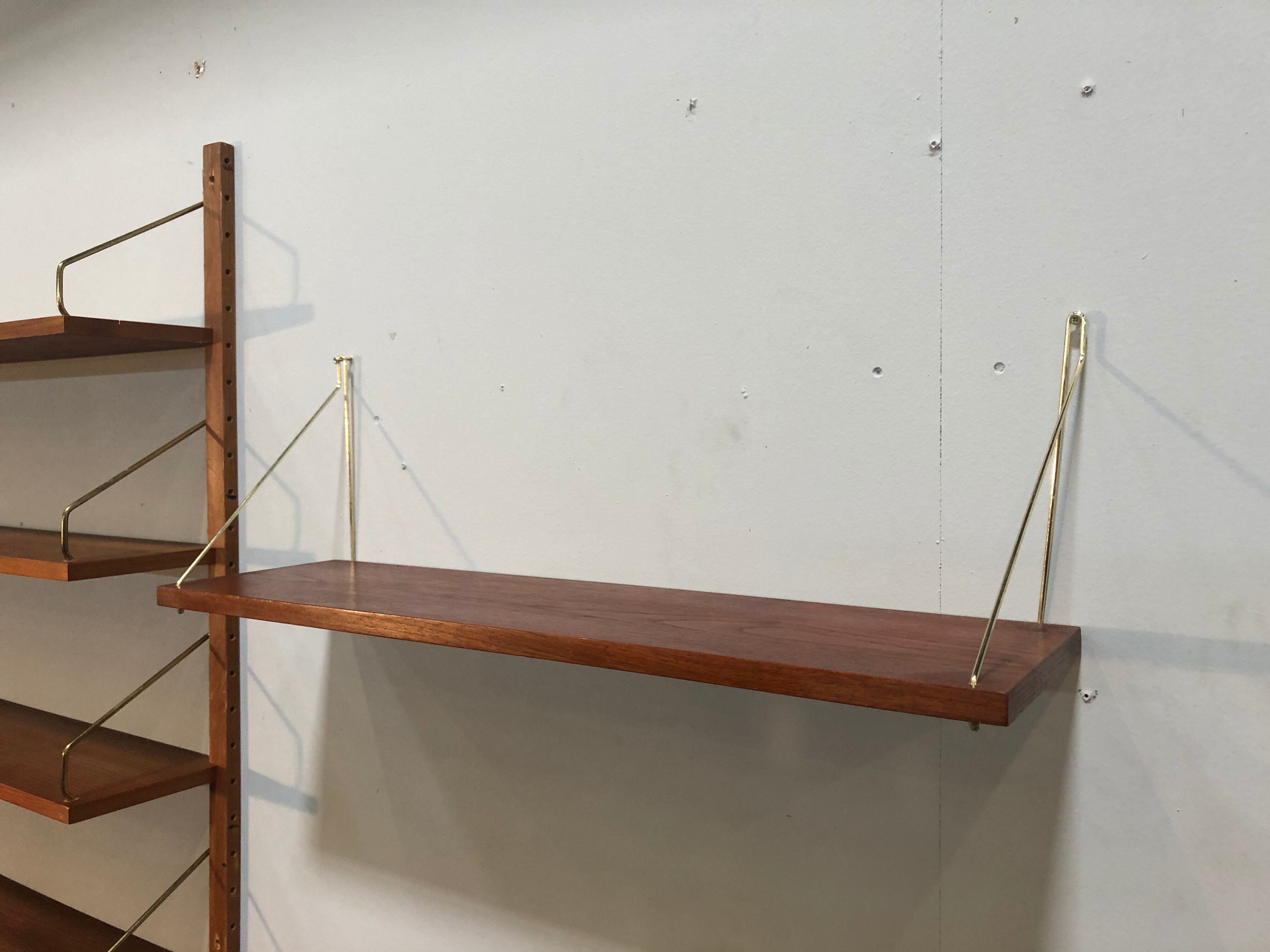 Danish wall shelf